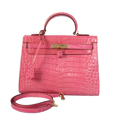 hermes kelly bag rose gold|hermes kelly bag crocodile.